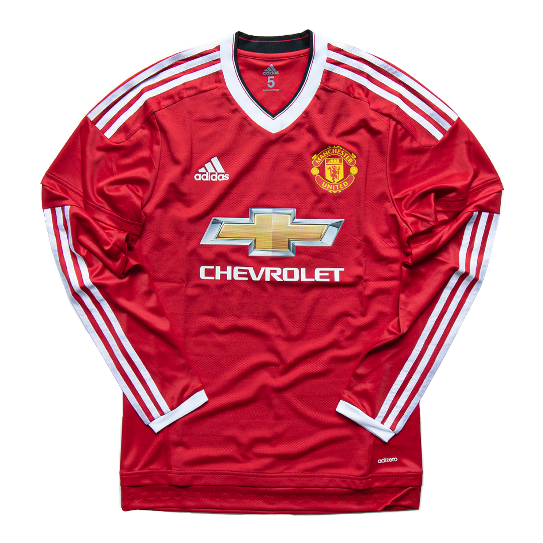 2015-2016 Manchester UTD Home L/S Player Issue (DeadStock)