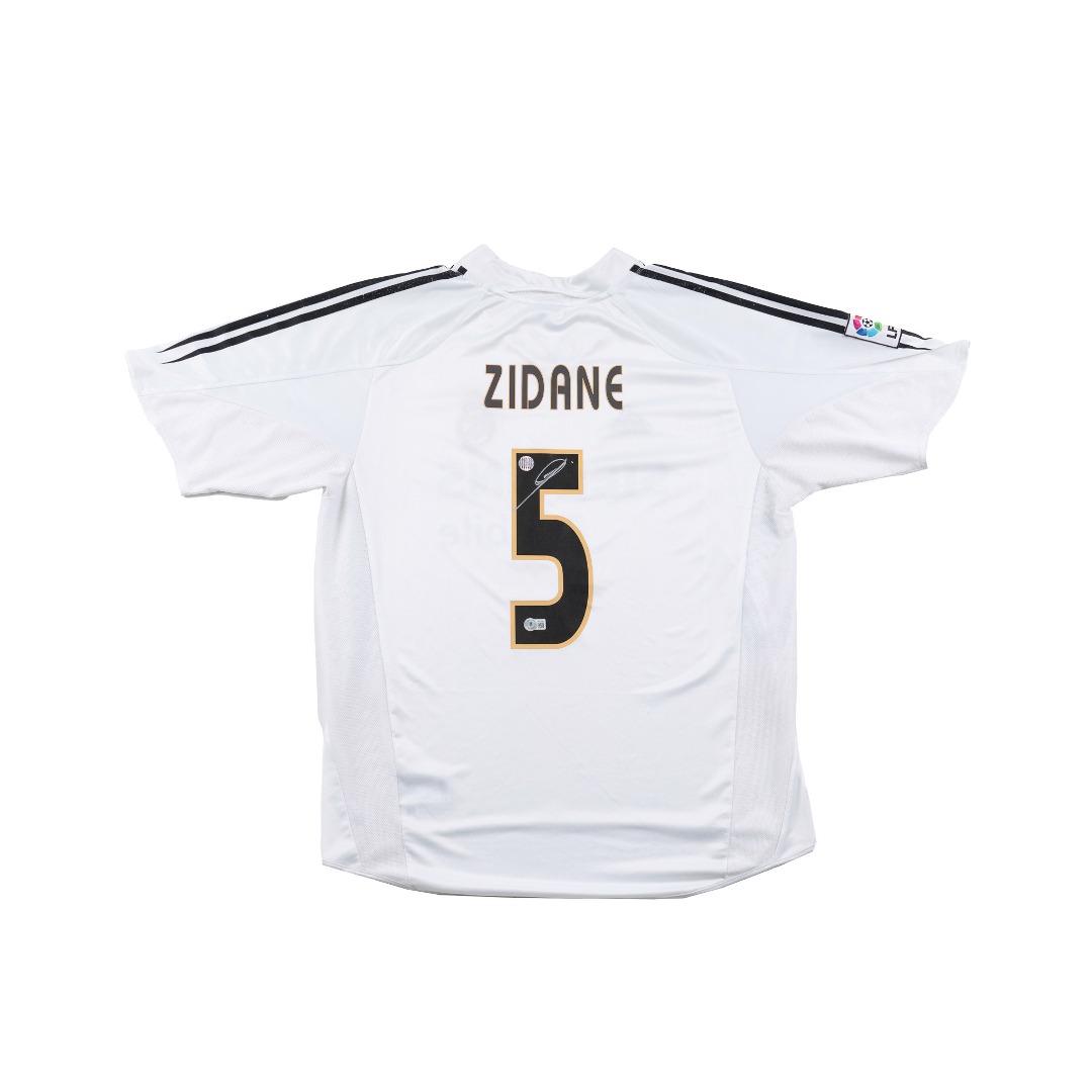 2003-2004 Zidane Real Madrid Autograph Jersey