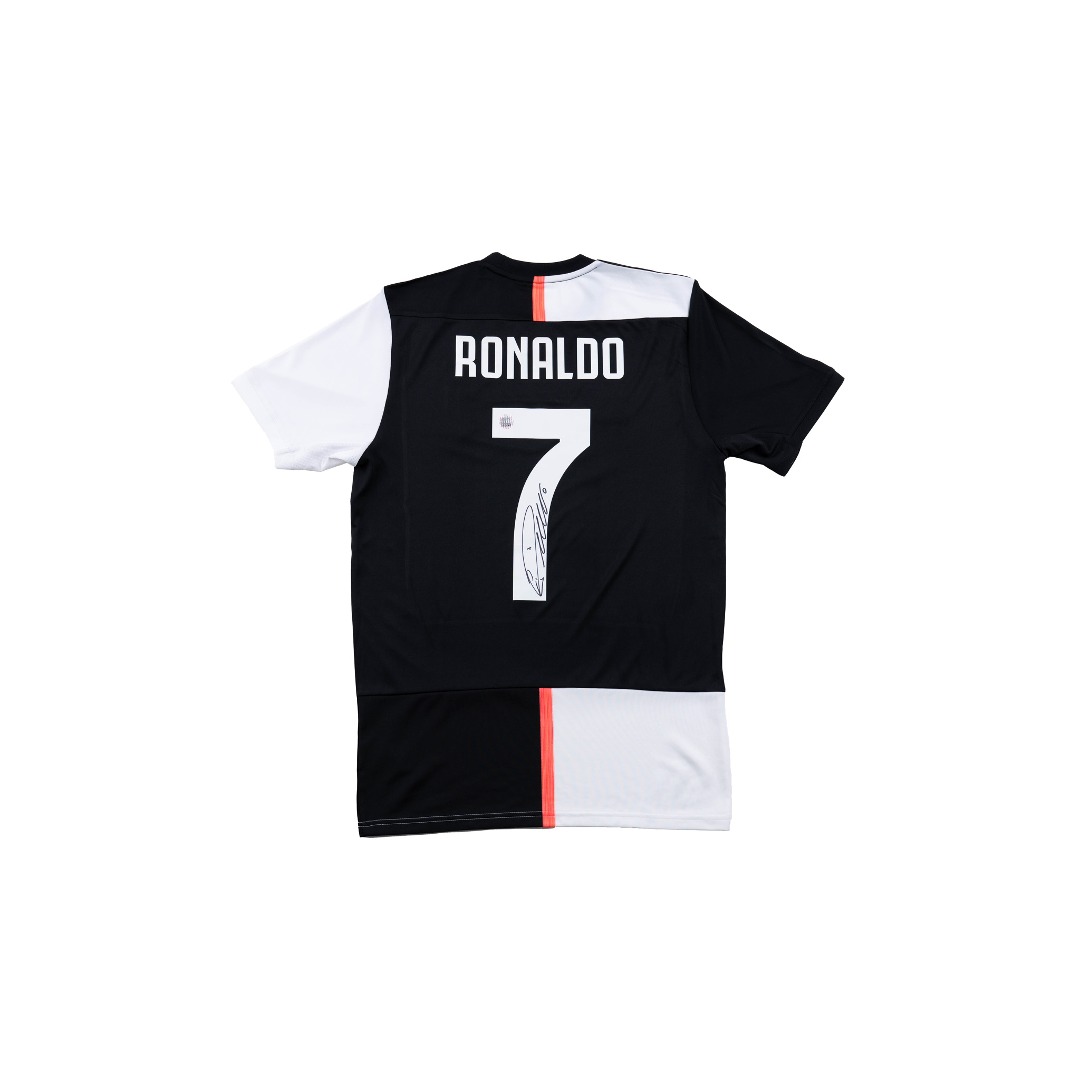2019-2020 Cristiano Ronaldo Juventus Autograph Jersey