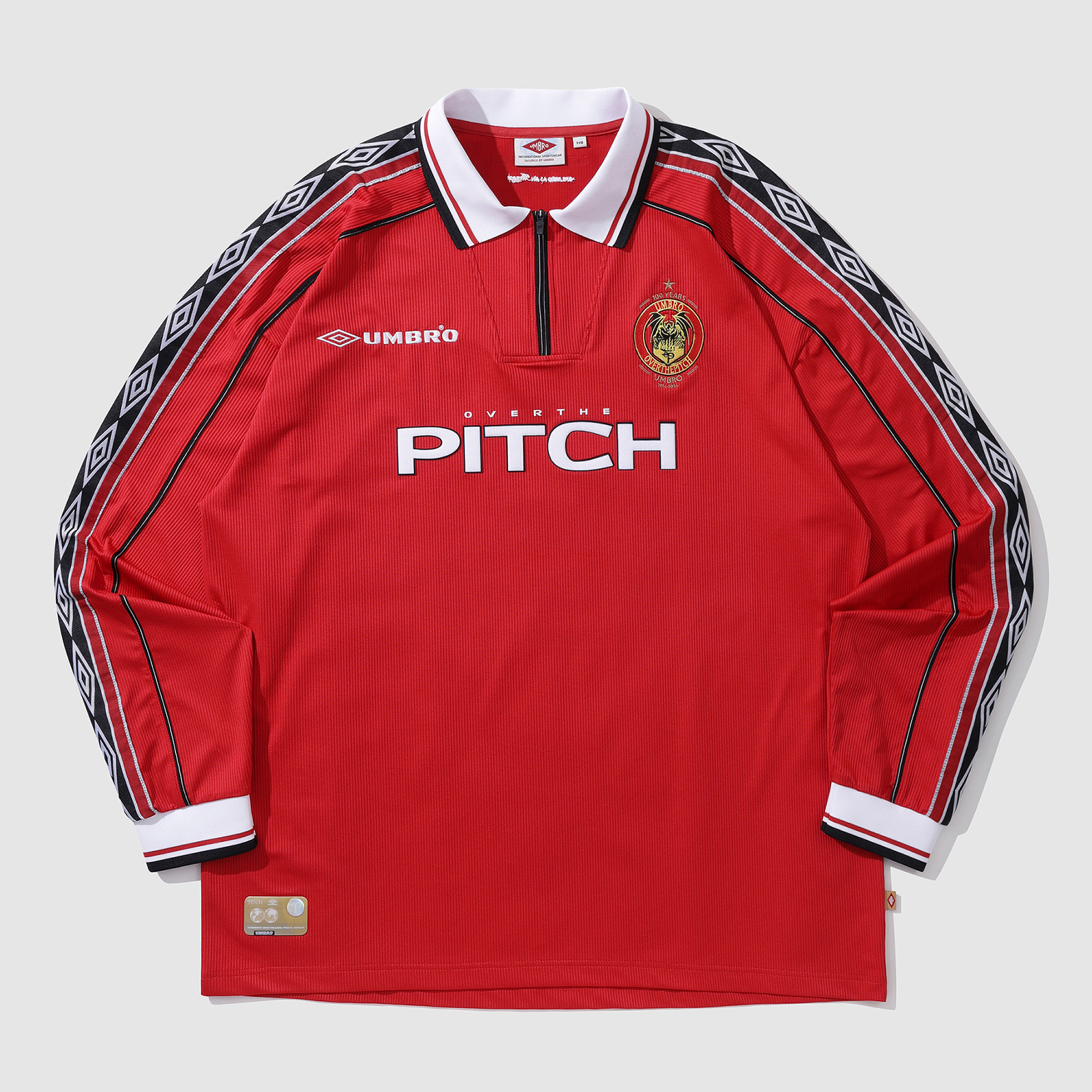 OVER THE PITCH X UMBRO 100TH ANNIVERSARY HOMAGE FOOTBALL JERSEY