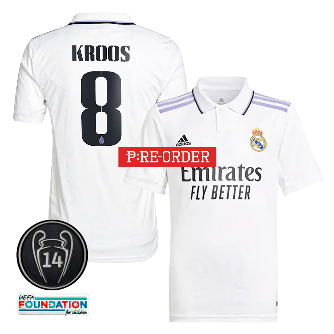 [P:RE-ORDER] REAL MADRID 22-23 HOME JERSEY #8 KROOS