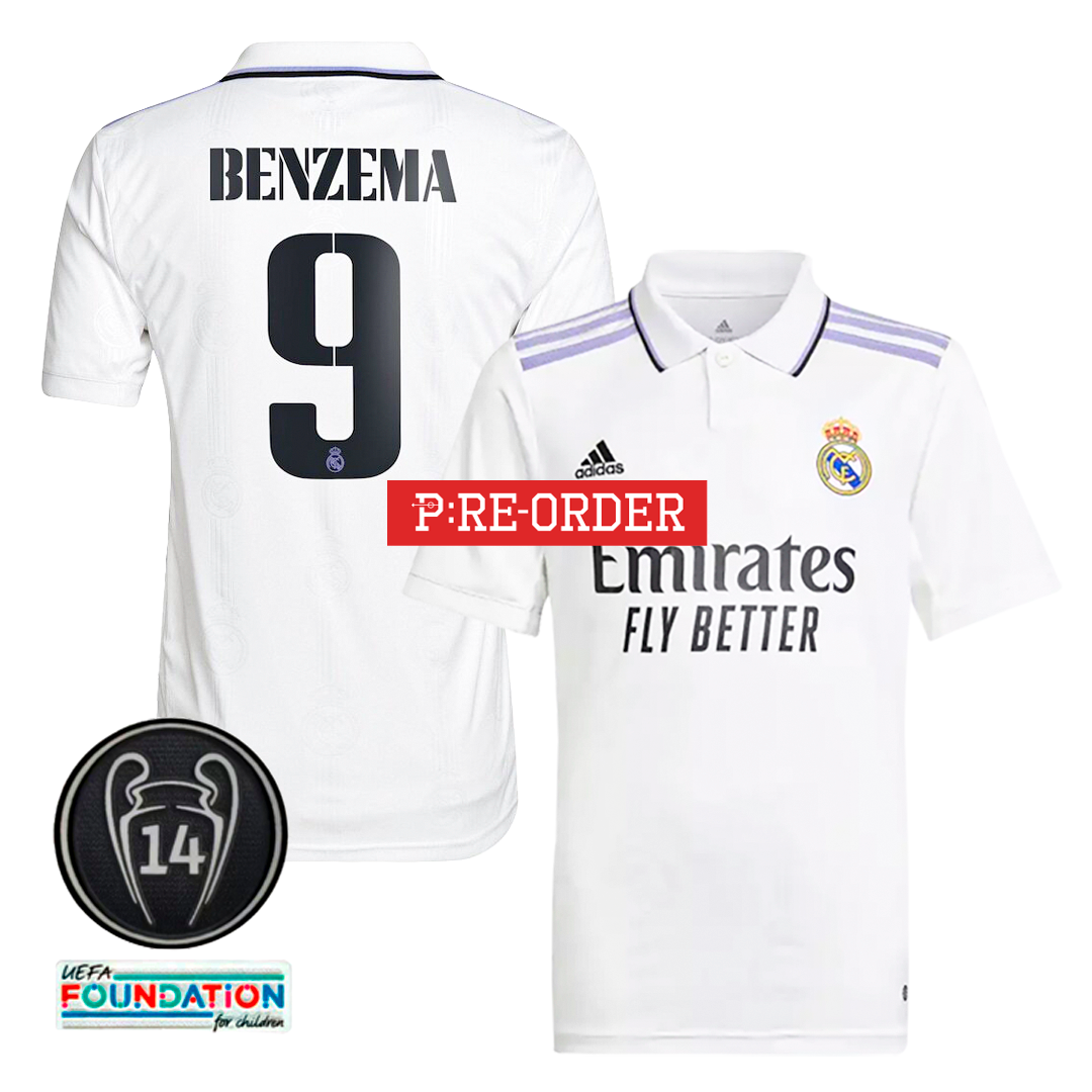 [P:RE-ORDER] REAL MADRID 22-23 HOME JERSEY #9 BENZEMA